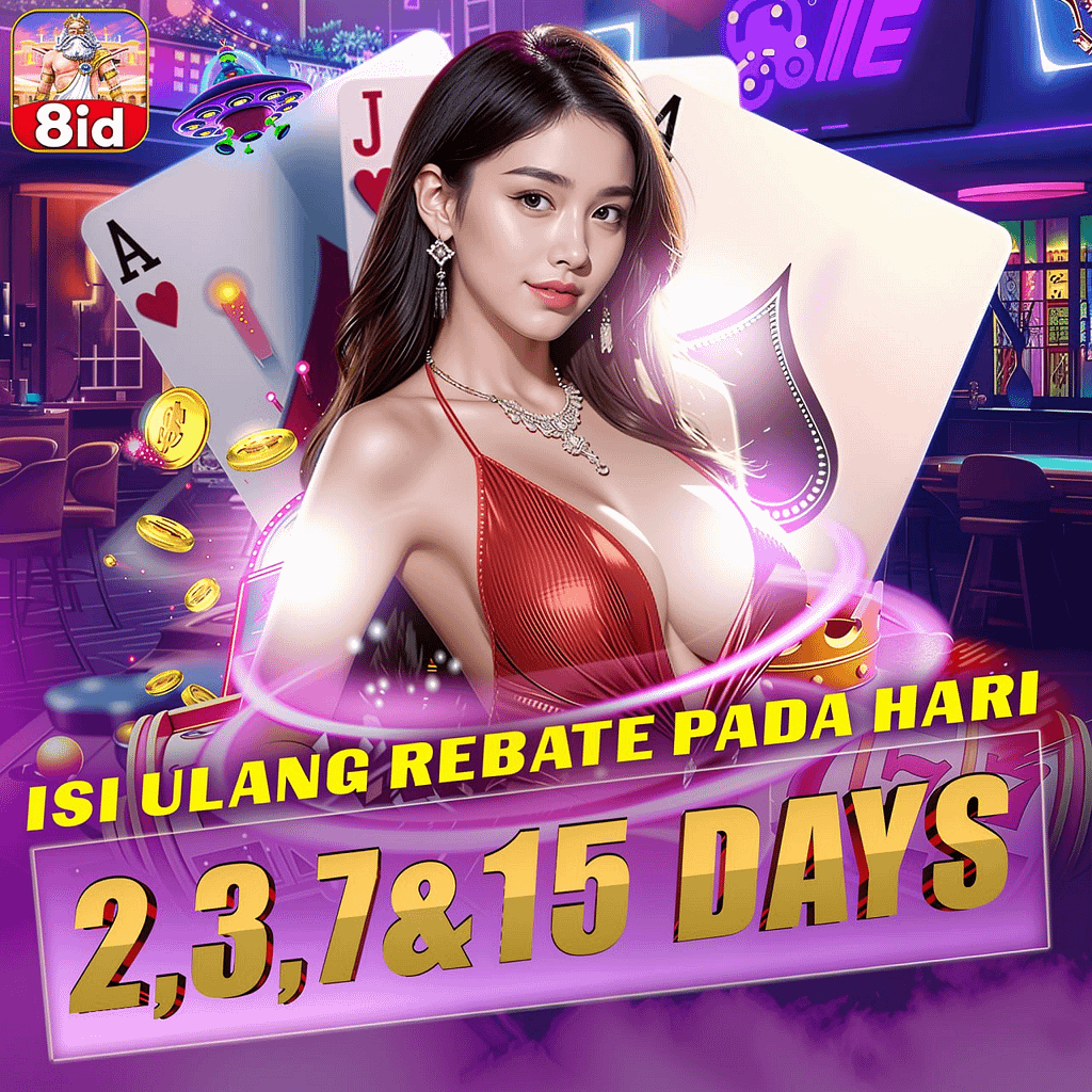 isi ulang rebate pada hari di 8id - 2,3,7 dan 15 days