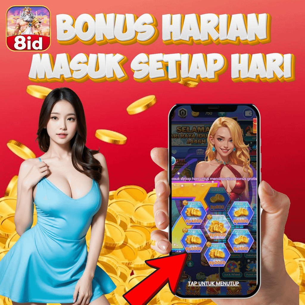 apk 8id bonus harian masuk setiap hari 