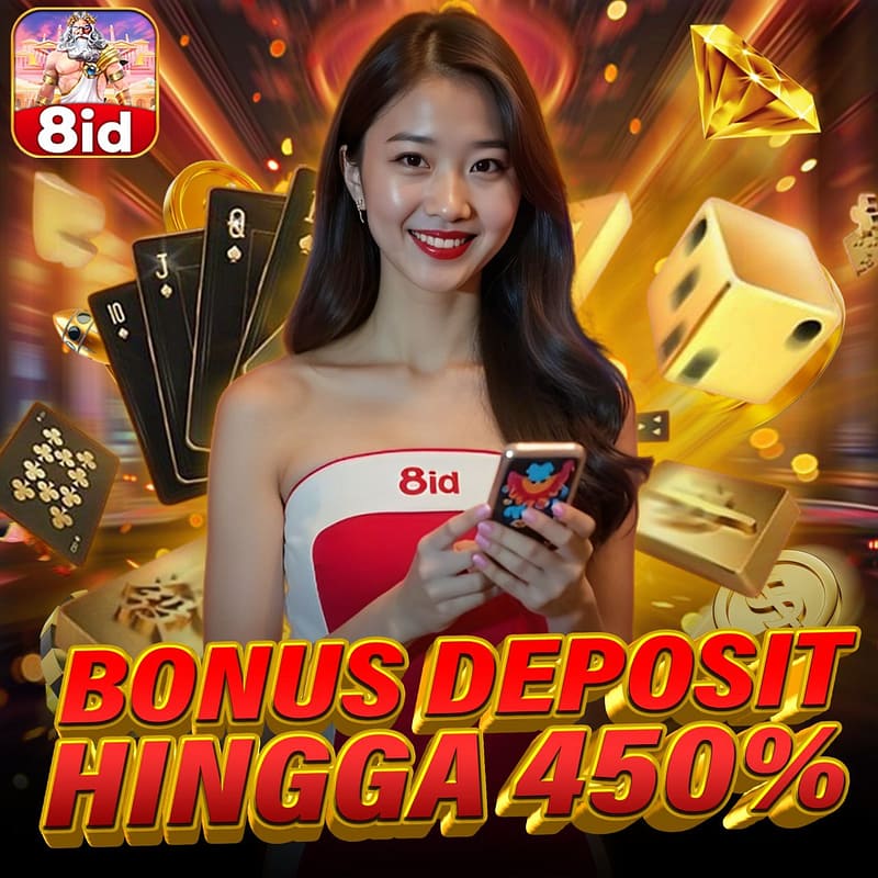 8id bonus hingga 450%